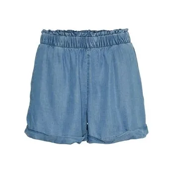 Vero Moda Šortky z materiálu Harper 10283731 Modrá Regular Fit S