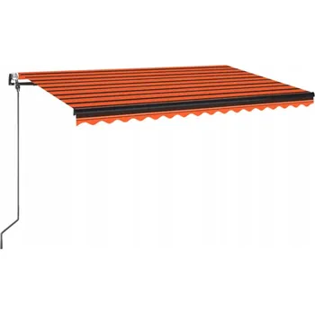 Markýza VidaXL Samonavíjecí markýza s LED osvětlením