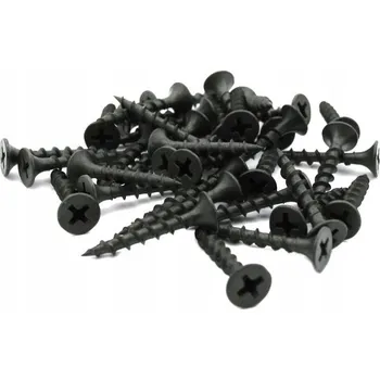 Vrták Šrouby do sádrokartonu, závit do dřeva, 70 mm, 100 ks