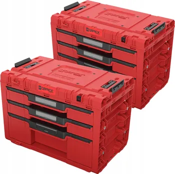 QBRICK SYSTEM PRIME DRAWER3 TOOLBOX EXPERT RedUltra HD Box na nářadí x2
