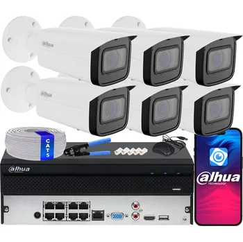 IP kamera Monitorovací sada 6x IP kamera Dahua IPC-HFW1431T-ZS-2812-S4 4Mpx