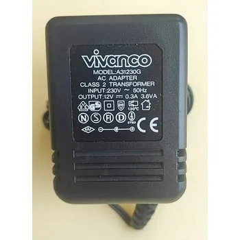 IP kamera Transformátorový napájecí zdroj 12V Vivanco A31230G, 300mA, 3,6VA - e-shop