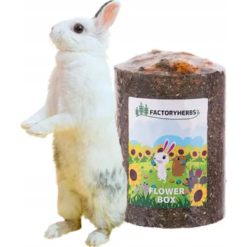 FACTORYHERBS Květináč / Truhlík pro králíky, hlodavce, zeleninu, bylinky, květiny - tunel, 15 cm