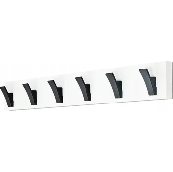 Věšák Bílý dřevěný Šatní ramínko Furniteco