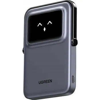 Powerbanka Powerbanka UGREEN Uno PB571 5000 mAh 20W Magnetická USB-C Šedá