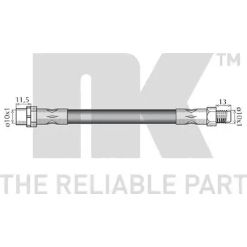 Brzdová hadice NK 851507 Brzdová hadice flexibilní