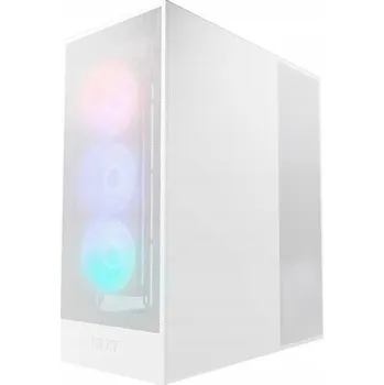 PC skříň Počítačová Skříň NZXT H7 Flow RGB (2024 ) Midi Tower bílý