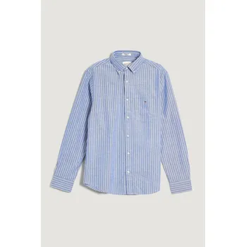 Pánská košile KOŠILE GANT REG CLASSIC OXFORD STRIPE SHIRT COLLEGE BLUE