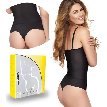 Body Mitex Glam Body String zeštíhlující černé M