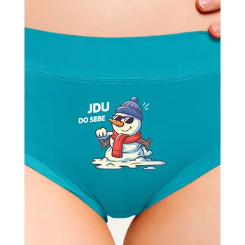 Souprava dámského spodního prádla Bastard Do sebe dámské kalhotky Turquoise