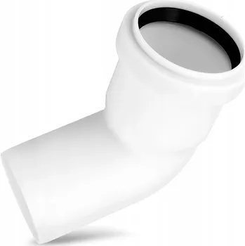 Kanalizační potrubí Kanalizační koleno 50 mm 67° PVC PP Kolínko Spojka Redukce Trubky J7-P