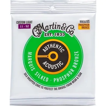 Struna pro kytaru a smyčcový nástroj Struny Martin MA535S 11-52 pro akustickou kytaru