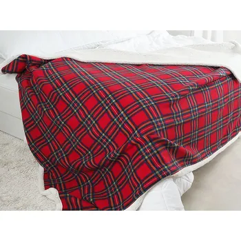 deka Deka BUFFALO 150x200 červenozelené káro