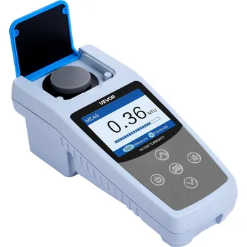 Vevor Přenosný turbidimetr 0-1000 NTU ISO7027, rychlé měření, s pouzdrem