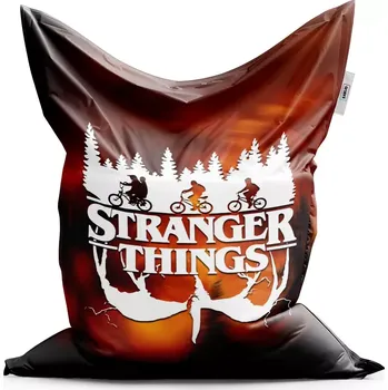 Sedací pytel Sablio Sedací vak Classic Stranger Things Glow - 200x140 cm