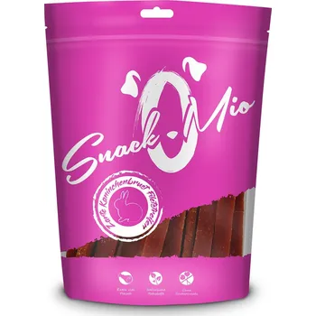 Pamlsek pro psa SnackOMio – jemné filety z králičích prsou 3 × 70 g