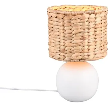 Lampička TRIO 518900101 VINA stolní lampička V290mm 1xE27 bílá, přírodní