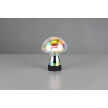 Lampička TRIO Reality R54981153 DOOLEY dotyková stolní lampička v180mm SMD LED 1,5W/140lm 3000K průhledná dúhová