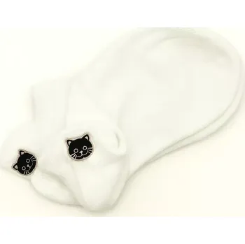 Dámské ponožky Dámské kotníkové ponožky s kočičím motivem – různé barvy - Model2