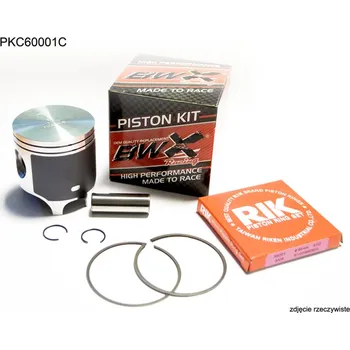 Píst motoru BEARING WORX píst KTM (2T) EXC 200 (EXC200) 98-16 (63,96mm) kroužky RIK (2 kusy) (BEARING WORX píst KTM (2T) EXC 200 (EXC200) 98-16 (63,96mm) kroužky RIK (2 kusy))
