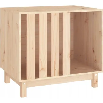 Bouda pro psa Psí bouda z masivního borovicového dřeva 70 x 50 x 62 cm, neošetřená