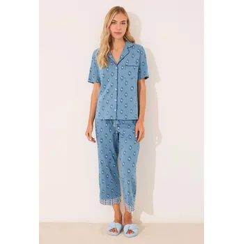 Dámské pyžamo Pyžamo women'secret 3592389 modrá 55X, vel. S