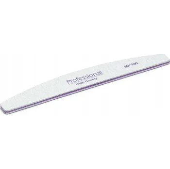 Pilník na ruce Maxim půlměsíc (loďka) papírový, bílý, šedý