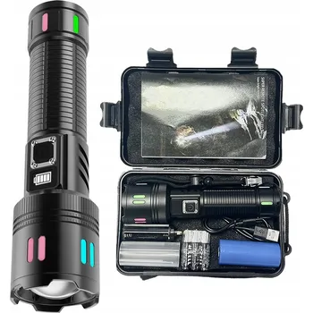 Svítilna Nabíjecí LED svítilna BEYSTE s výkonem 500 000 lumenů