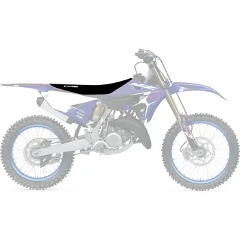 Osvětlení pro motocykl BLACKBIRD potah sedla YAMAHA YZ 125 22-23, YZ 250 22-23 zebra černá světle modrý (BLACKBIRD potah sedla YAMAHA YZ 125 22-23, YZ 250 22-23 zebra černá světle modrý)