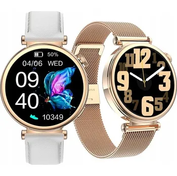 Hodinky Chytré Hodinky KIANO Watch Style Zlaté