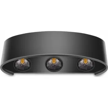 Nástěnné svítidlo Nástěnné svítidlo XPart černé, integrovaný LED zdroj 6 W