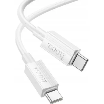 Datový kabel Kabel Hoco USB typ C - USB typ C 1 m bílý