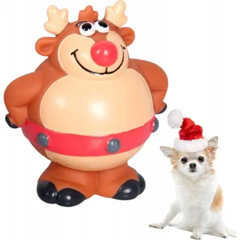 Hračka pro psa Vánoční Hračka Hračka psy Flamingo Squeaky