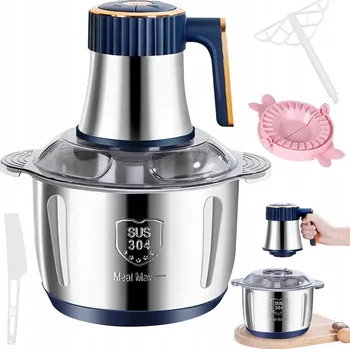 Kuchyňský robot SEKÁČEK POTRAVIN KRÁJEČ NA ZELENINY ELEKTRICKÝ SEKÁČEK NA MASO KUCHYŇSKÝ ROBOT 500 W