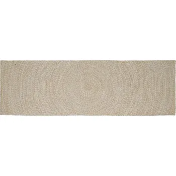 Koberec Koberec Přírodní a bílý 60 x 250 cm Juta
