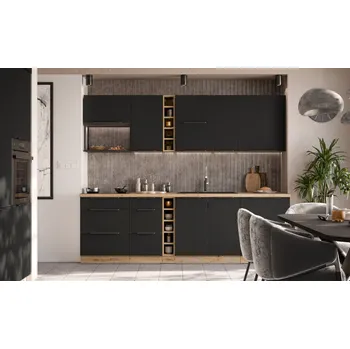 Stolarz Lempert Kuchyňská linka Aria 255 Barva korpusu skříněk: Bílá, Zvolte barvu dvířek: crystal white