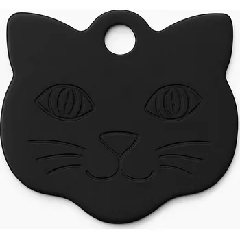 psí známka Známka pro kočky s gravírováním - Černá