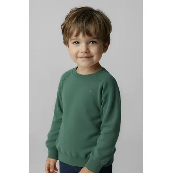 Oblečení a móda Dětský bavlněný svetr Mayoral 323.5A.Mini.9BYA zelená 77X, vel. 140