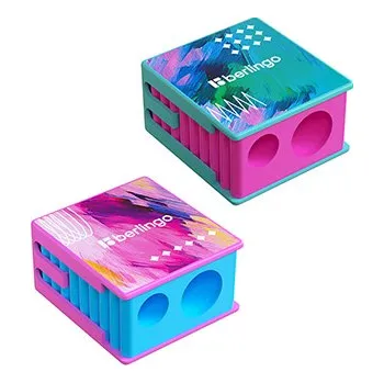 Ořezávátko Berlingo, ořezávátko dvojité Collision XS, color, 18ks