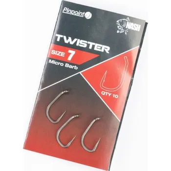 Rybářský háček Nash Háčky Pinpoint Twister vel. 4 10ks
