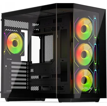 PC skříň Krux Empero ARGB Black Počítačová Počítačová Skříň Midi Tower