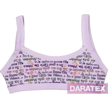 Dívčí oblečení EMY bimba dívčí podprsenka / bolerko BB759 fialová