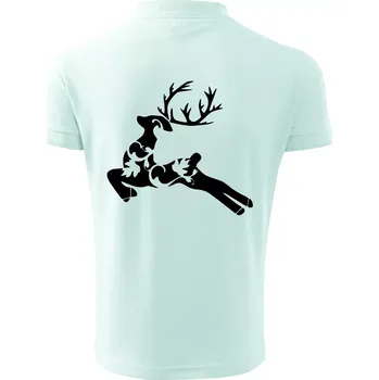 Pánská košile Laň z listů - Polokošile pánská Pique Polo 203 - 3XL ( Frost )