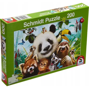 PUZZLE 200 ŠŤASTNÝCH ZVÍŘAT G3