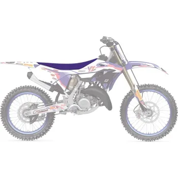 Moto sedlo BLACKBIRD potah sedla YAMAHA YZ 125 22-24, YZ 250 22-24 REPLICA TEAM YAMAHA FACTORY 50TH barva fialová (BLACKBIRD potah sedla YAMAHA YZ 125 22-24, YZ 250 22-24 REPLICA TEAM YAMAHA FACTORY 50TH barva fialová)