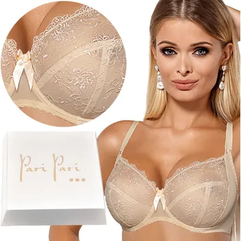 Dámské spodní prádlo Paripari podprsenka nevyztužená béžová velikost 85D