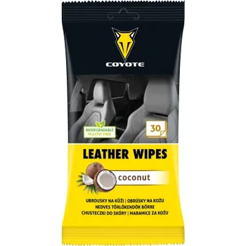 COYOTE Ubrousky na kůži Kokos 30ks PF