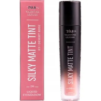 Oční stíny ZOLA Silky Matte Tint Tekuté oční stíny 03 Desert Rose 5 ml