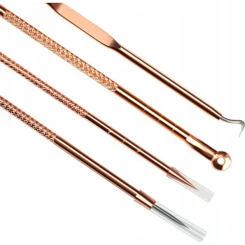 Příbor Lžička na nečistoty (Unna) Deni Carte, sada růžovo-zlatá, nerezová ocel