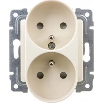 Elektrická zásuvka Kos-Elektro System béžová Elektrická Zásuvka